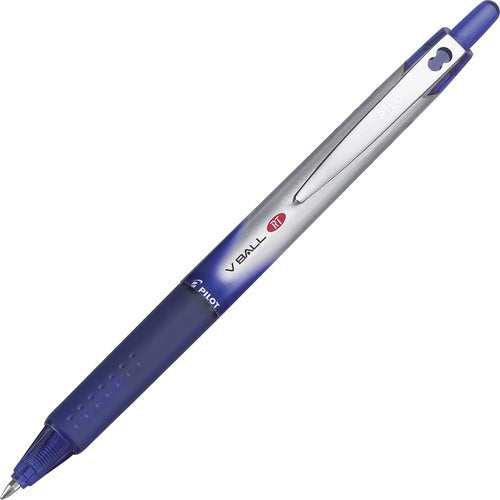 Pilot  Rollerball Pen,Retractable,Fine,Blue Barrel/Ink