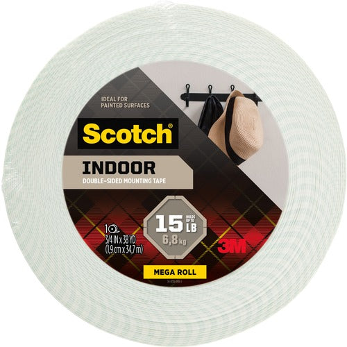 3M  Foam Tape, Double-Sided, 2 lb Capacity, 3/4"x38 Yards