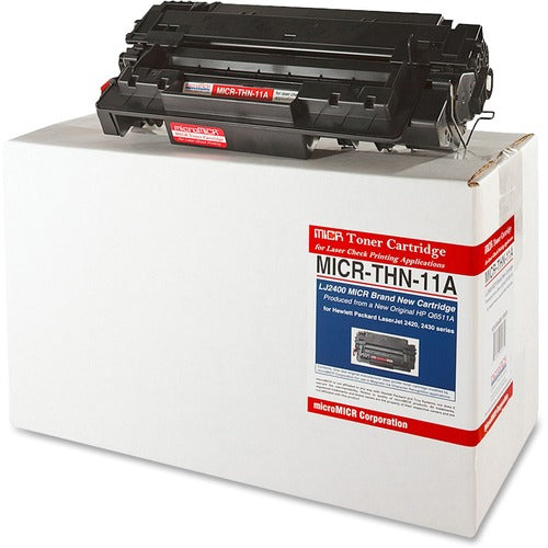 MicroMICR CORP  MICR Toner Cartridge, f/ HP 2400 Series, 6000 Page Yield, BK