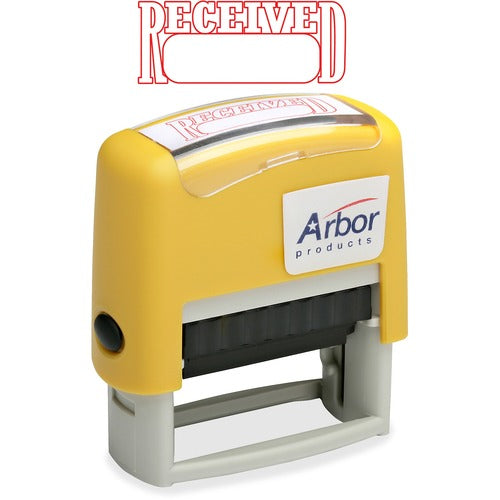 SKILCRAFT  Pre-inked Message Stamp,"RECEIVED",Impression 1/2"x1-5/8",RD