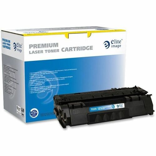 Elite Image  Toner Cartridge, 3000 Page Yield, Black-ELI75335