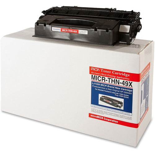 MicroMICR CORP  MICR Toner Cartridge, 6000 Pg Yld, Black