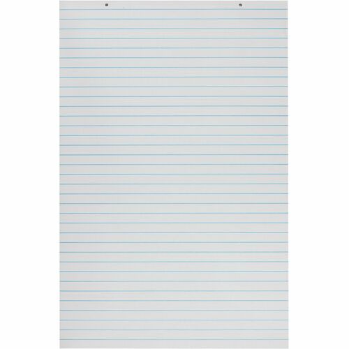 Pacon  Chart Pad, 1" Short Rule, Portrait, 24"x36", 100Shts, White