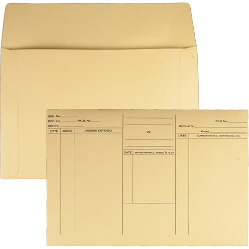 Quality Park  Open-sided Env, Ungummed, 10"x14-3/4", 100/BX, BF