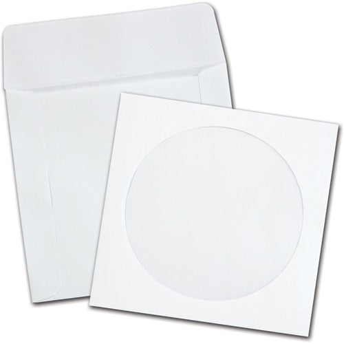 Quality Park  CD/DVD Sleeves, 250/BX, White