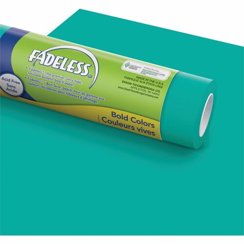 Pacon  Art Paper Roll, Fadeless, 48"x50', 50 lb, Teal