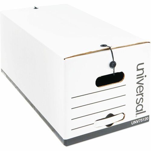 Universal  Economical Easy Assembly Storage Files, Letter Files, White, 12/Carton