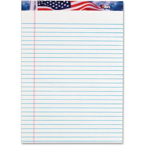 Tops  Writing Pad, Legal Rule, 8-1/2"x11-3/4", 50/Shts, 12/PK, WE