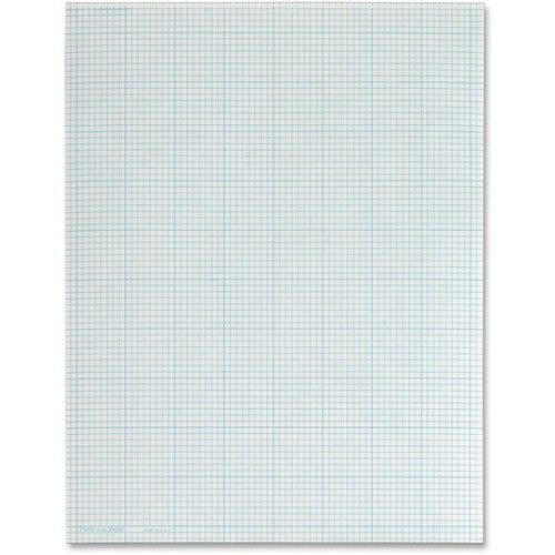 Tops  Cross Sec Pad, Ltr, Quadrille Rule, 8SQ, 50Shts, WE
