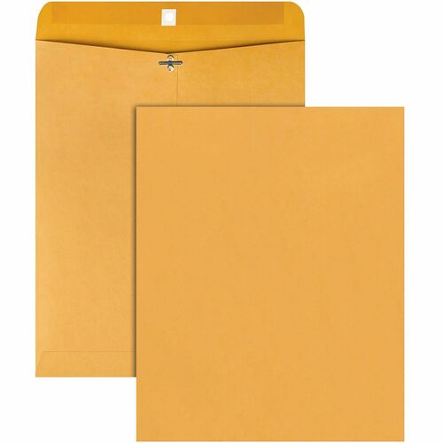 Quality Park  Envelopes w/Clasp,Hvy-Dty,32 lb,11-1/2"x14-1/2",100/BX,KFT