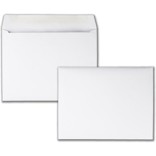 Quality Park  Booklet Envelope, Plain, 28Lb, 9"x12", 100/BX, White