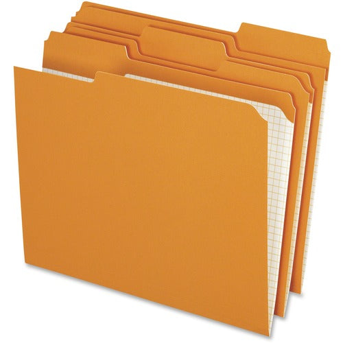 Pendaflex  File Folders, Top Tab, Ltr, 1/3 AST Tab Cut, 100/BX, OE