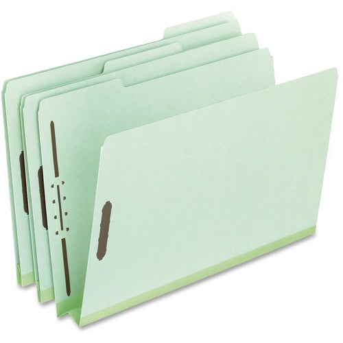Pendaflex  Expansion Folder,2" Cap Fstr,1/3 Cut,LGL,25/BX,Light Green