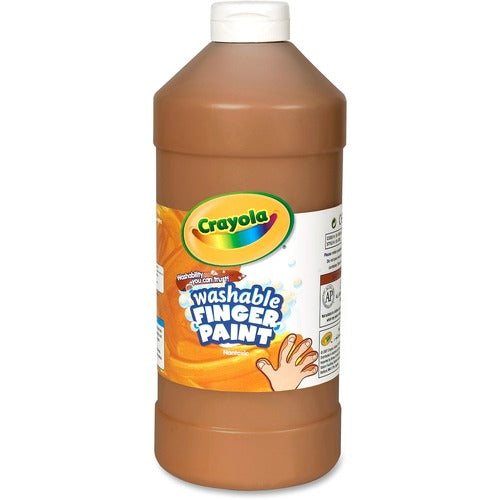 Crayola  Finger Paint, Washable, 32oz, Brown