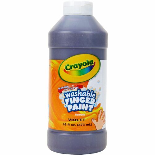 Crayola  Washable Finger Paint, Non-Toxic, 16iz., Violet