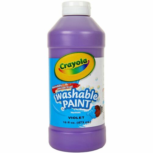 Crayola  Paint, Washable, Squeeze Bottle, 16oz., Violet