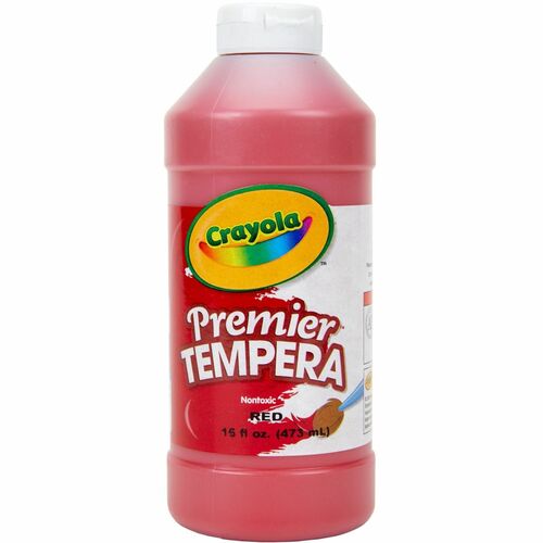 Crayola  Tempera Paint, Premier, 16oz., Red