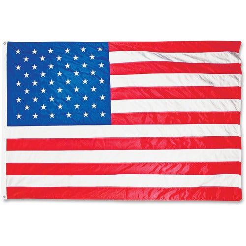 Advantus Corp.  Outdoor Flag, US Flag, Nylon, 3'x5', Red/White/Blue