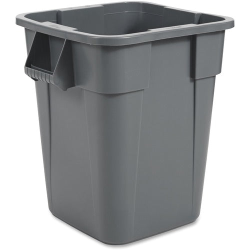 Rubbermaid Commercial Products  Brute Container, No Lid, 27"x23-1/4"x28-3/4", Gray