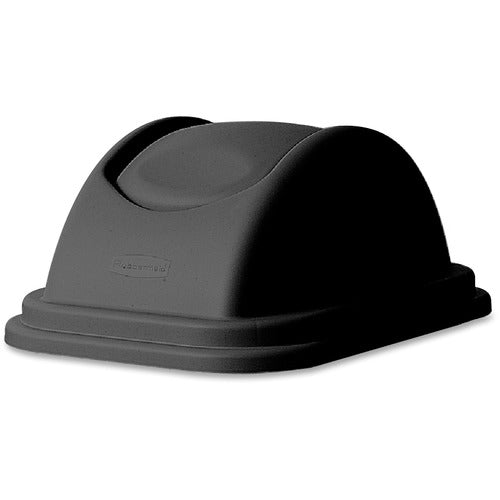 Rubbermaid Commercial Products  Untouchable Top, 11-5/8"x16"x7", Black