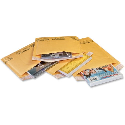 Sealed Air  Self-Sealing Bubble Mailer, 5"x10", 250/CT, Golden Brown