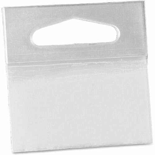 3M  J-Hook Hang Tags, W/ Delta Punched Holes, 2"x2", 50/BX, CL