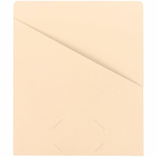 Smead  Slash Jacket, 11pt, 9-3/4"x11-1/2", 25/PK, Manila