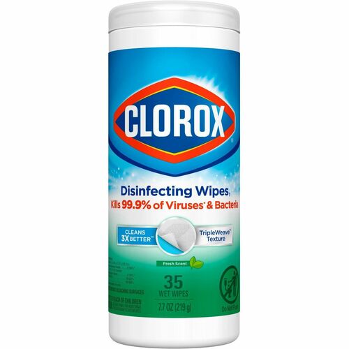 Clorox Company  Disinfecting Wipes, Fresh Scent, 35 Wipes/Canister, WE