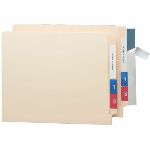Smead  Label Protectors, 8"x1-11/16", 100/PK, Clear