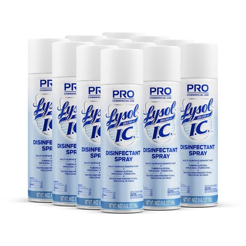 Reckitt Benckiser  Lysol Disinfectant Spray, IC, 19oz., 12/CT