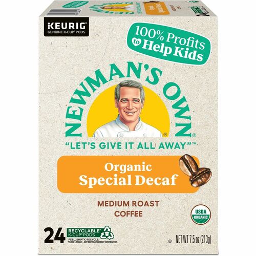 Green Mountain  Coffee,Organic Special Decaf,Medium Roast,K-Cup,24/BX-GMT4051