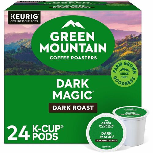 Green Mountain  Coffee,Dark Magic,K-Cup,Dark Roast,24/BX-GMT4061