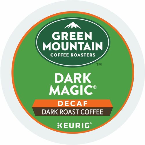 Green Mountain  Coffee,Decaf,Dark Magic,Dark Roast,K-Cup,24/BX,Brown-GMT4067