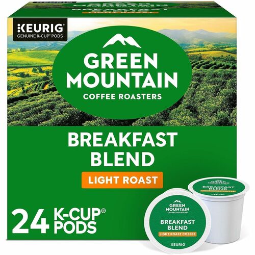 Green Mountain  Coffee,Breakfast Blend,Light Roast,K-Cup,24/BX-GMT6520