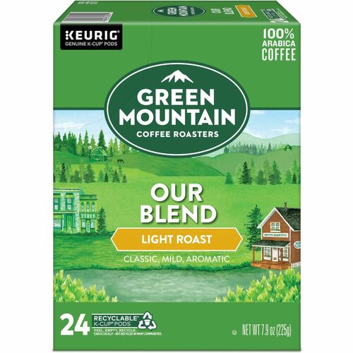 Green Mountain  Coffee,Our Blend,Light Roast,K-Cup,24/BX-GMT6570