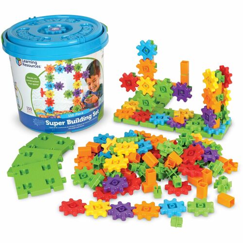 Learning Resources  Gears Super Set, 150 Pcs, Multi