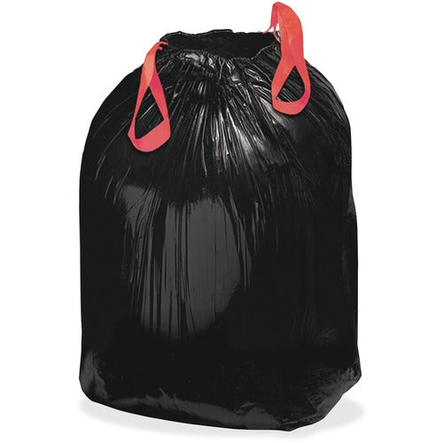 Webster  Drawstring Trash Liners,1.2 Mil,30Gal.,30-1/2"x34",200/BX,BK