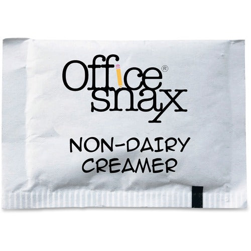 Office Snax  Creamer, Non-Dairy, 2.2 grams, 800 Packets/CT, White