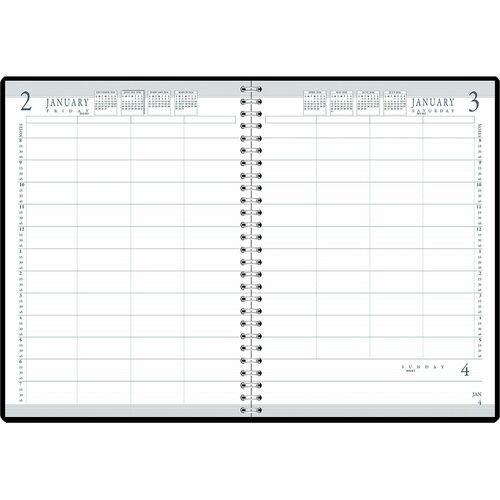 House Of Doolittle  Daily Apt Planner, 4-Person, 8-1/2"x11", 12 Mons Jan/Dec, BK-HOD28202