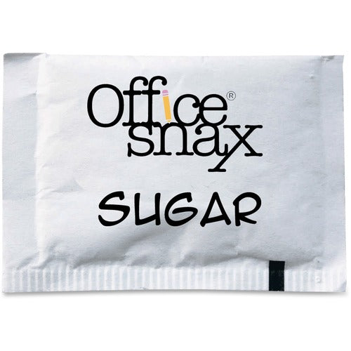 Office Snax  Sugar, 2.8g Packs, 1200 Packs/CT,White