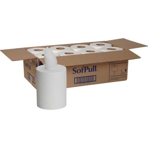 Georgia-Pacific  Paper Towels,Centrpull,1Ply,225 SH/RL,7-4/5"x14-4/5",8/CT,WE-GPC28125