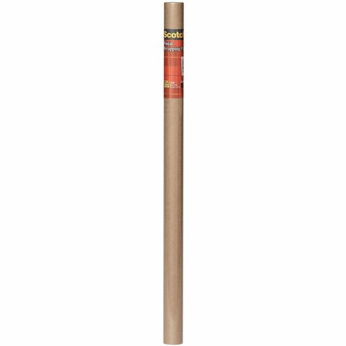 3M  Postal Wrapping Paper, 60 lb., 30 in x 15 yards, Brown