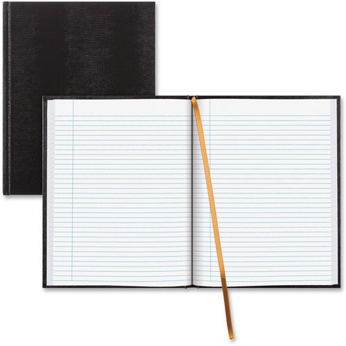 Rediform  Journal Book, Executive, 75 Sheets, 10-3/4"x8-1/2", Black
