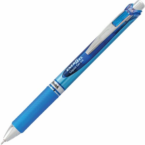 Pentel  Gel Pen,Retractable/Refillable,Needle Tip,0.5mm,BE Ink
