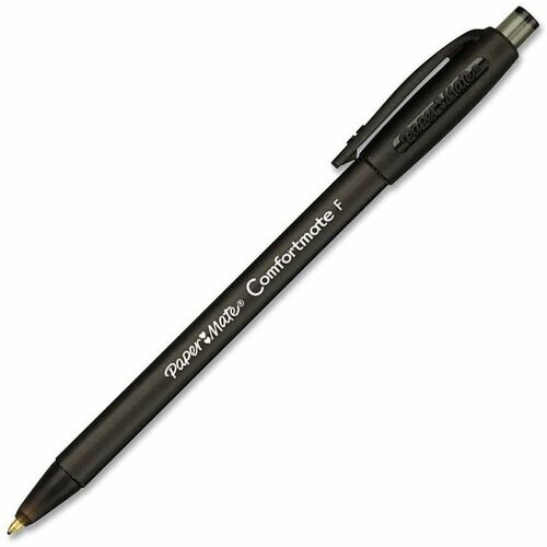 Paper Mate  Comfortmate Retractable Ballpoint Pen, Fine, Black/BK
