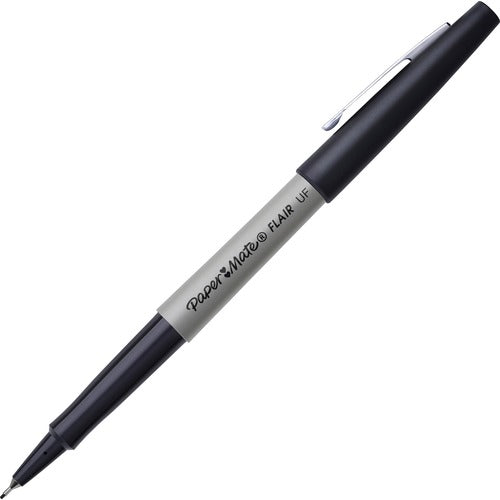 Paper Mate  Flair Marker Pen, Ultra Fine Point, Acid-free, Black Ink