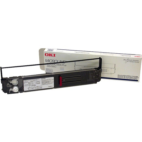 OKI  Microline Nylon Printer Ribbon,F/393/393+/395/395C,Black