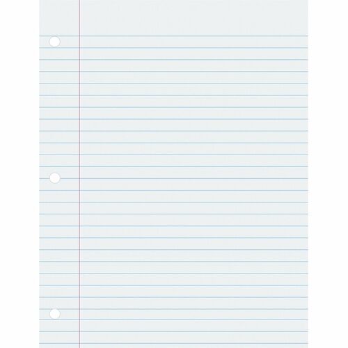 Pacon  Composition Paper,3HP,3/8" Ruling,8-1/2"x11",500/RM,White