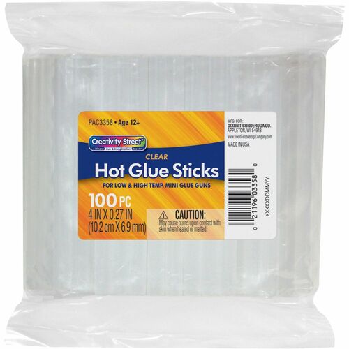 Pacon  Glue Sticks, Dual-Temperature, 4"x5/16", 100/PK