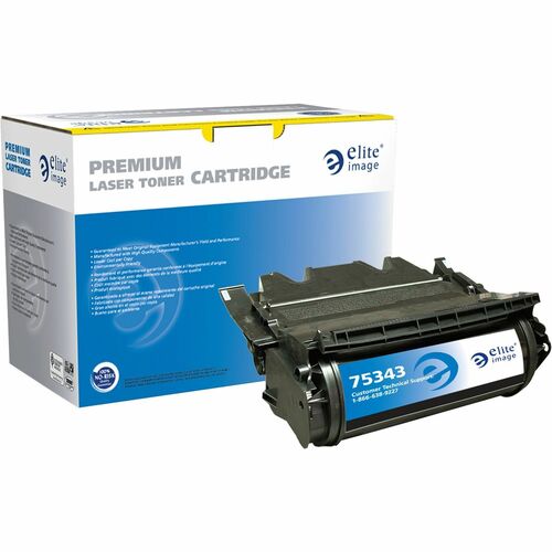 Elite Image  Toner Cartridge, 21000 Page Yield, Black-ELI75343